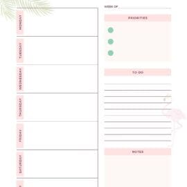 weekly planner